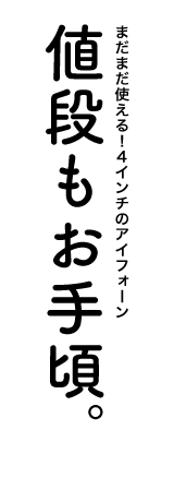 お手頃な値段